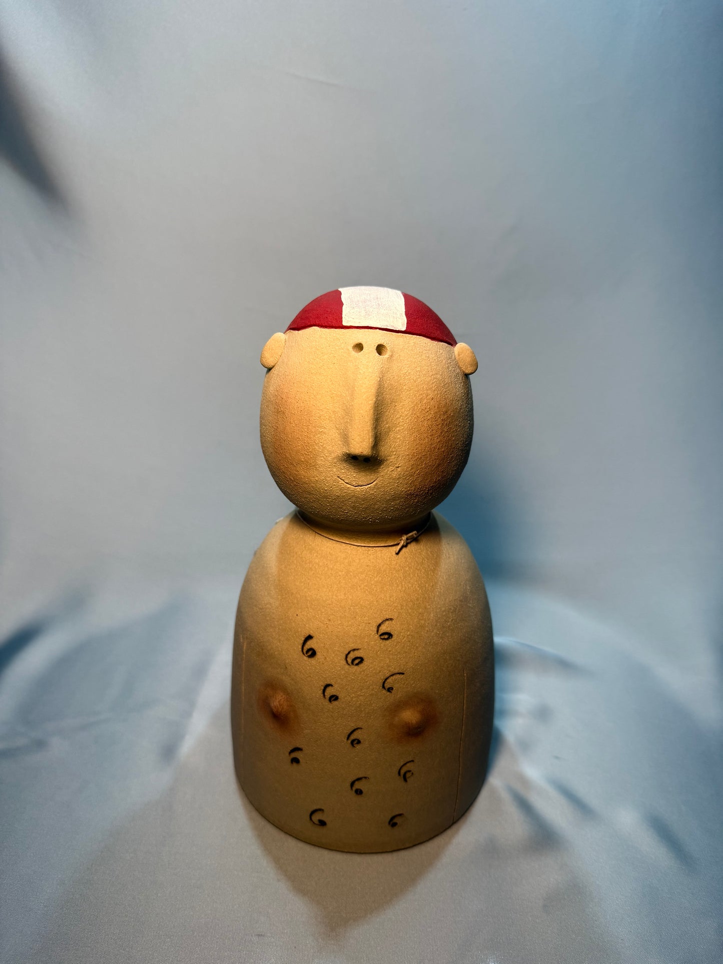 Mann mit Badekappe