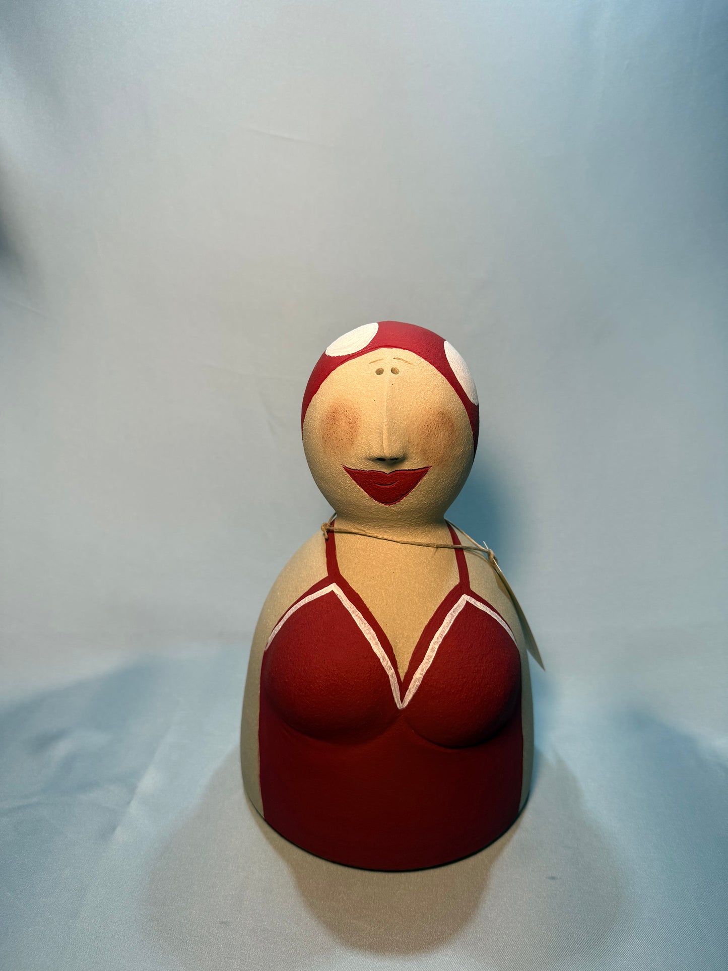 Frau mit Badekappe