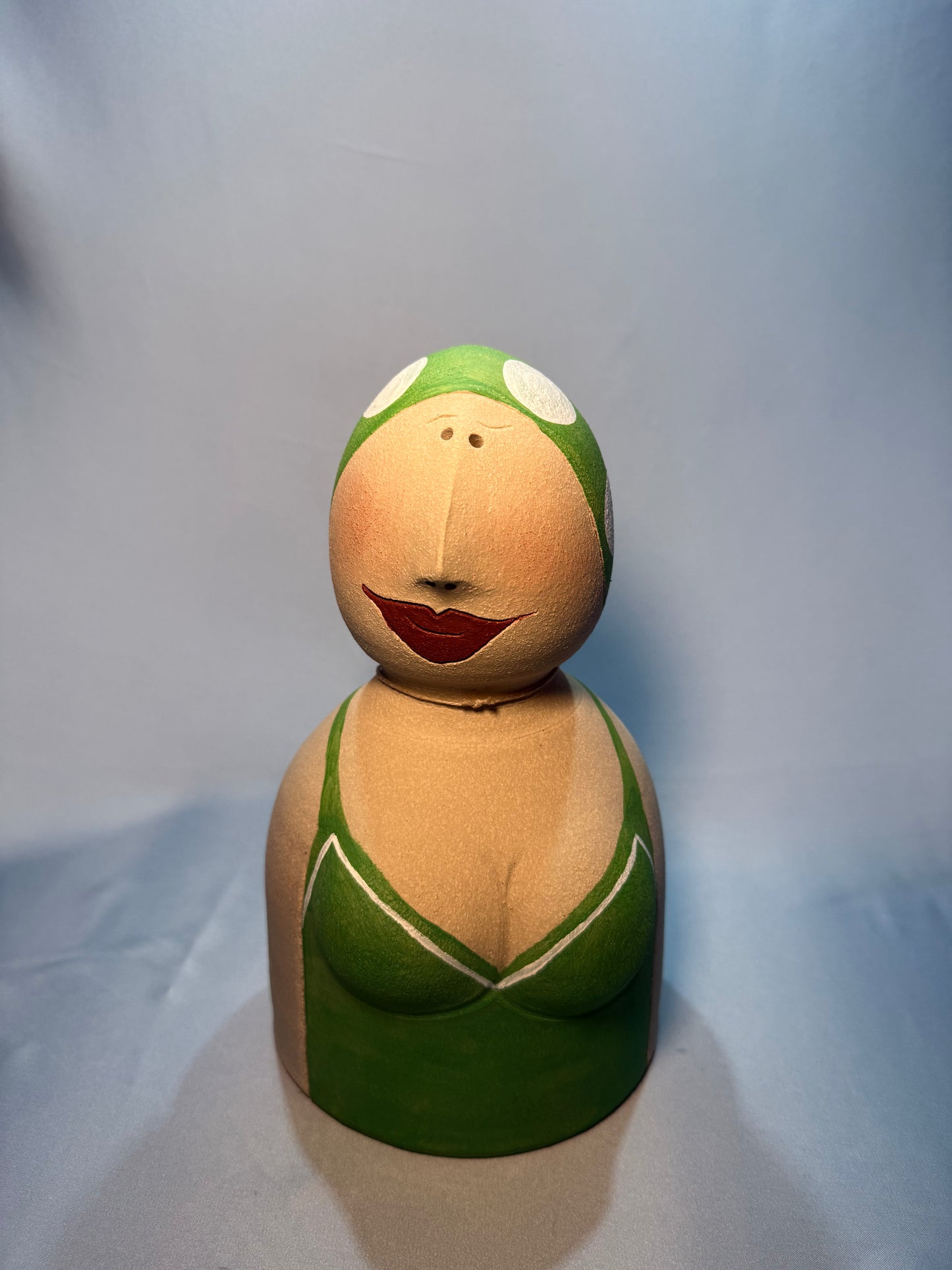 Frau mit Badekappe